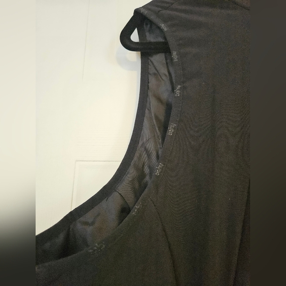 Hyba Womens XXL plus Size Sleevless Vest Jacket Mock Neck Resizable Black Puffer - Picture 2 of 10